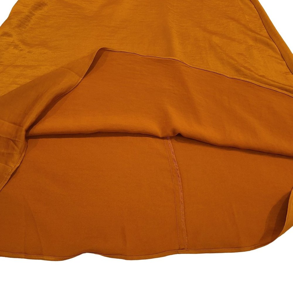 NWOT House of Harlow 1960 Bronze Halter Neck Gown Women's Size M - Picture 6 of 10